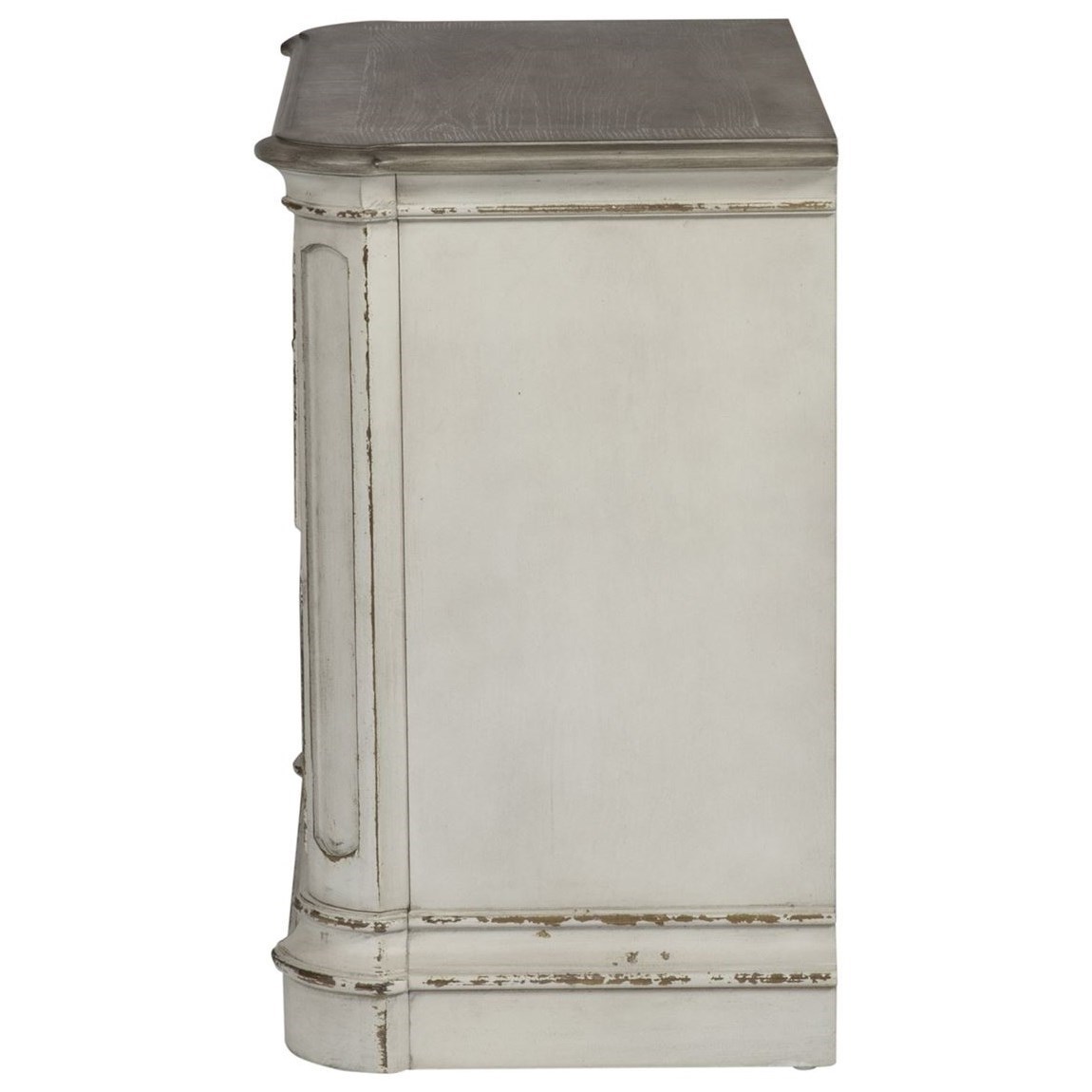 Liberty Furniture Magnolia Manor 004575834 2 Drawer Nightstand with Top